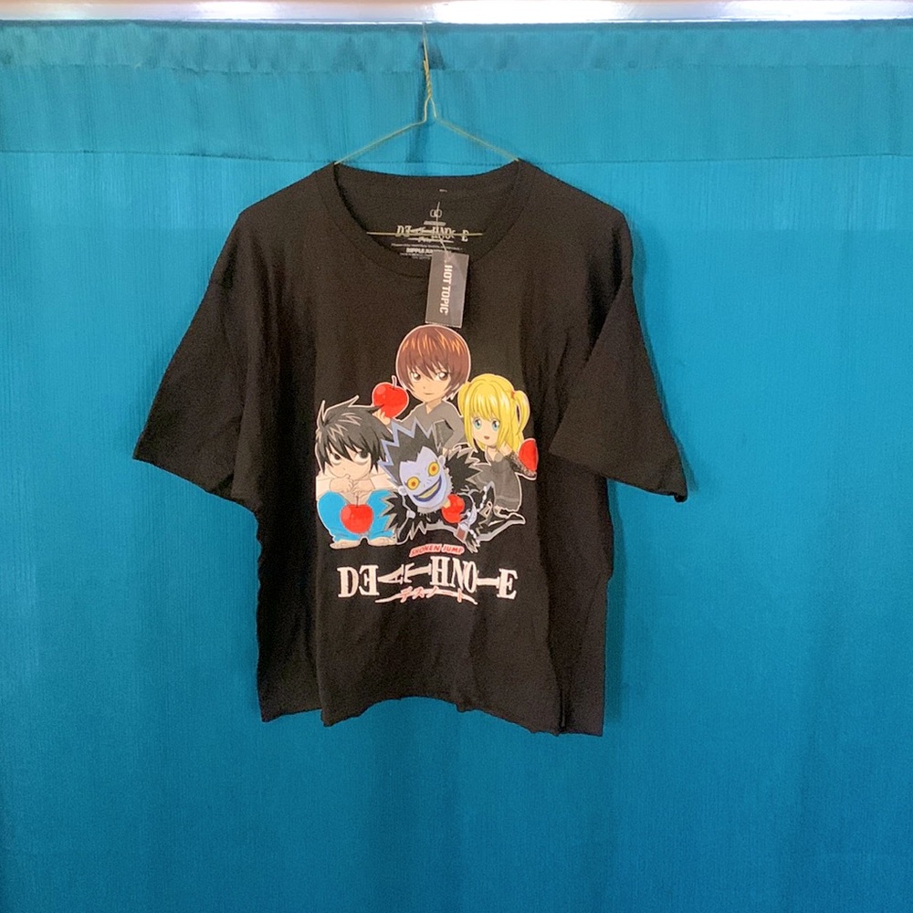 Hot Topic Death Note Cropped T-shirt L